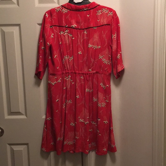 ba&sh Kyle Dress - Rouge - Picture 4 of 6